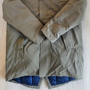 STATE CONCEPTS mens down jacket, olive green, used once (Frank & Oak)